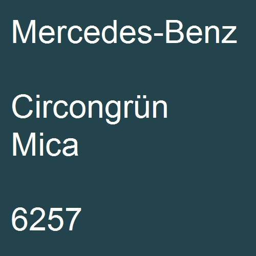 Mercedes-Benz, Circongrün Mica, 6257.